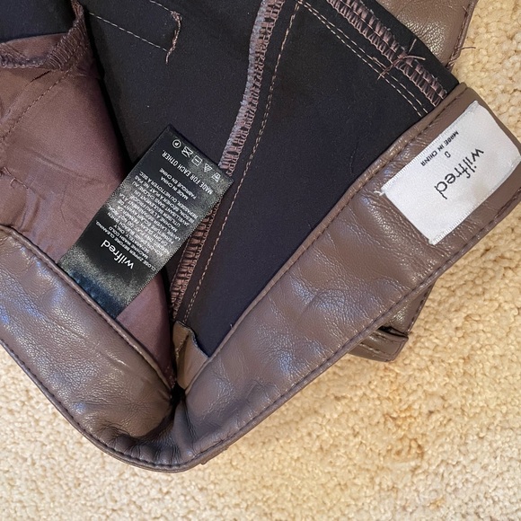 Wilfred faux leather pants - Picture 4 of 5